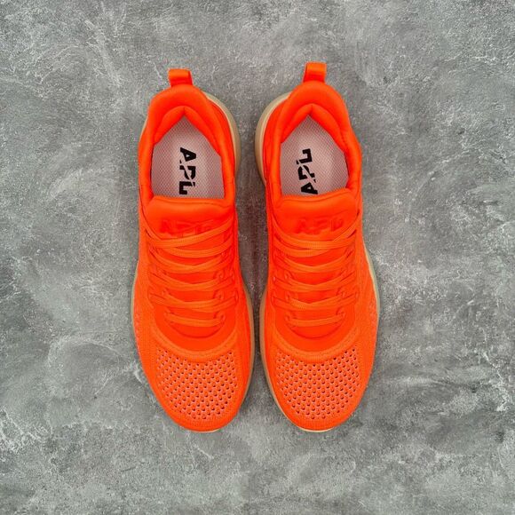 NWT APL Neon Orange Techloom Tracer Sneaker Size 6.5 Running Performance - Picture 7 of 14